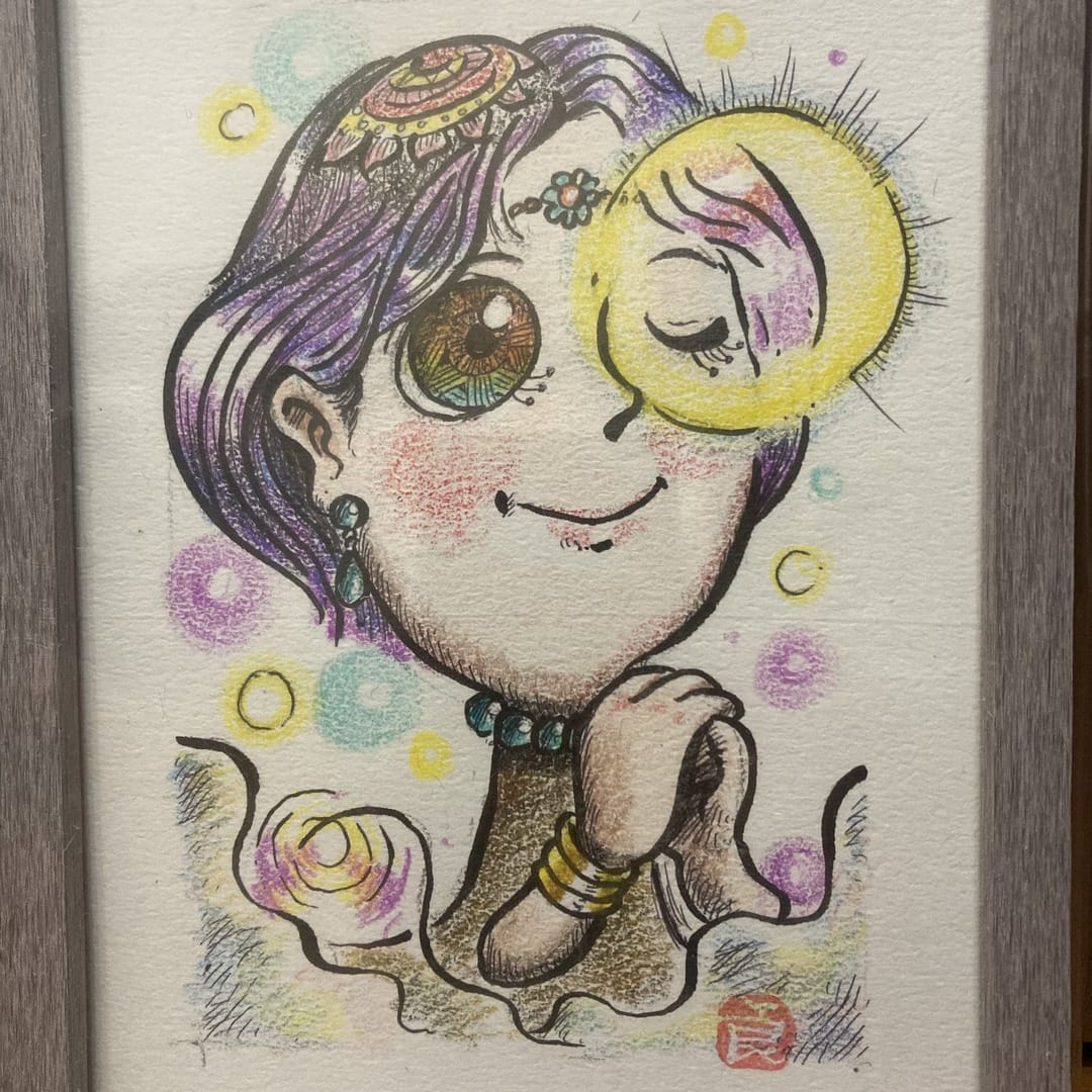 mikaさんの似顔絵（イケヤン作）